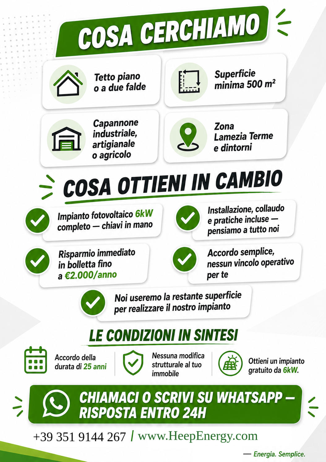 HEEP Energy — Il tuo tetto vale oro